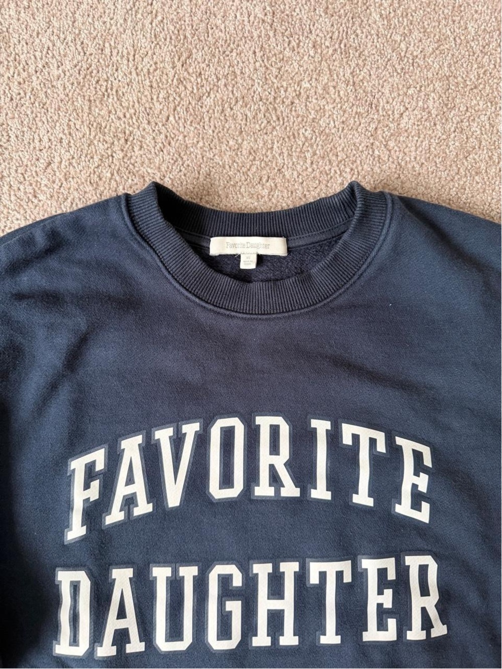 Favorite Daughter The Collegiate Sweatshirt in Navy - Picture 2 of 2